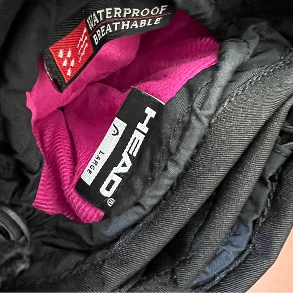 Head Ski Snow Winter Gloves Women’s Black Large winter mittens hike, ski, snow - Picture 7 of 14